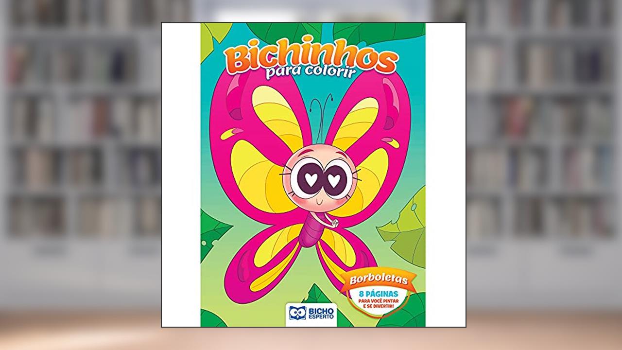 Colorir Bichinhos - Borboletas, do autor Leonel Luiz Santos