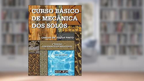 Capa de Curso Básico de Mecânica dos Solos, do autor Carlos de Sousa Pinto