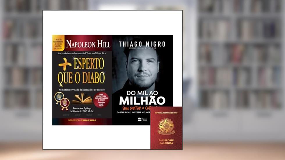 Kit Do Mil Ao Milhão. Sem Cortar O Cafezinho E Mais Esperto Que O Diabo + Brinde, do autor VÁRIOS AUTORES