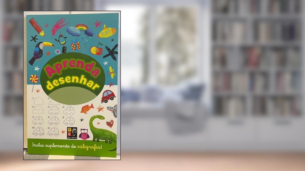 Aprenda Desenhar - vol 2 Capa Azul, do autor James Misse; Pé Da Letra