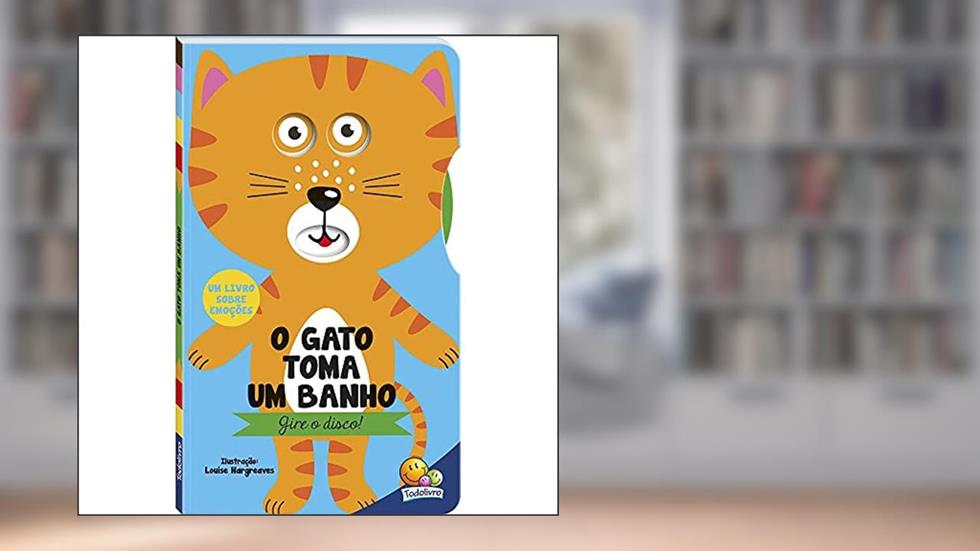 GIRE O DISCO! O GATO TOMA UM BANHO, do autor Tulip Books