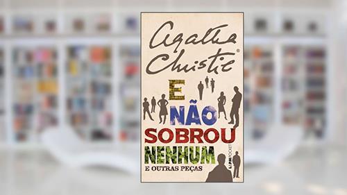 Capa de E Não Sobrou Nenhum e Outras Peças. Pocket, do autor Agatha Christie