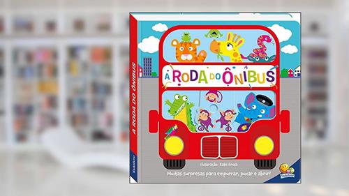 Capa de Cantiga Empurre, Puxe e Abra: A Roda do Ônibus, do autor Bookoli