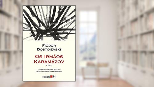 Capa de Os irmãos Karamázov, do autor Fiódor Dostoiévski