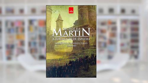 Capa de A Tormenta de Espadas: As Crônicas de Gelo e Fogo - Livro 3, do autor George R. R. Martin