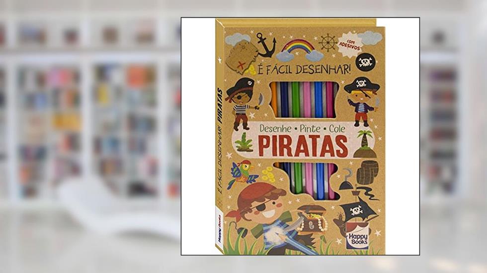 É Fácil Desenhar! Piratas, do autor BRIJBASI ART PRESS
