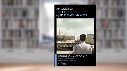 Capa de Descobri que estava morto, do autor Joao Paulo Cuenca