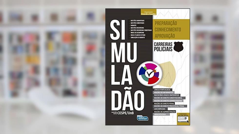 Simuladão carreiras policiais, do autor Equipe AlfaCon