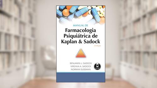 Capa de Manual de Farmacologia Psiquiátrica de Kaplan & Sadock, do autor Benjamin Sadock; Virginia Sadock; Norman Sussman
