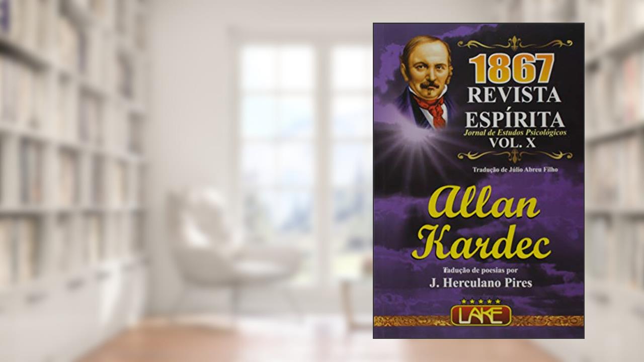 Capa de Revista Espírita 1867, do autor Allan Kardec