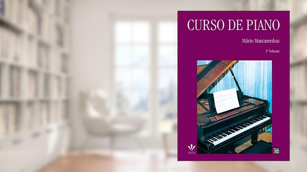 Curso de piano - 1º volume, do autor Mário Mascarenhas