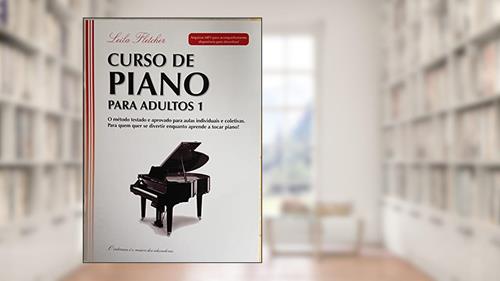 Capa de Curso De Piano para adultos 1, do autor Leila Fletcher