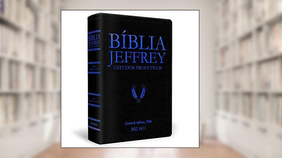 Bíblia Jeffrey Estudos Proféticos - Preta/azul, do autor Grand Jeffrey