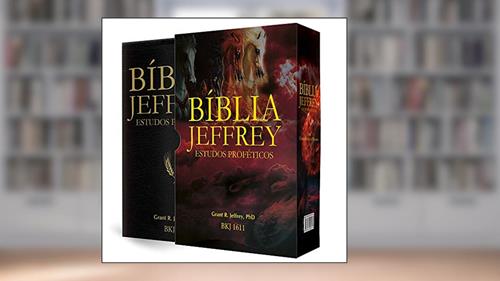 Capa de Bíblia Jeffrey Estudos Proféticos - Preta/dourado, do autor Grand Jeffrey