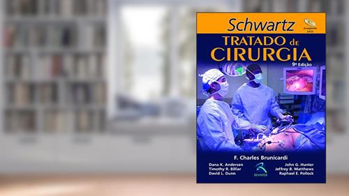 Capa de Tratado de Cirurgia, do autor F. Charles Brunicardi