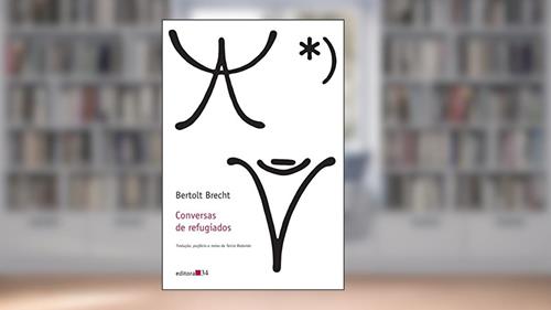 Capa de Conversas de refugiados, do autor Bertolt Brecht