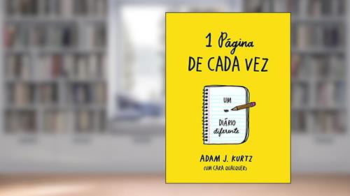 Capa de 1 página de cada vez, do autor Adam J. Kurtz