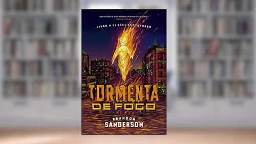 Capa de Tormenta De Fogo (Executores Livro 2), do autor Brandon Sanderson