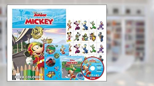 Capa de Kit 5 em 1 com DVD Disney - Mickey dia de Pescaria, do autor Bicho Esperto