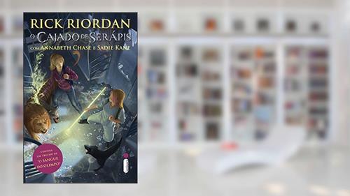 Capa de O cajado de Serápis (Magnus Chase e os deuses de Asgard), do autor Rick Riordan