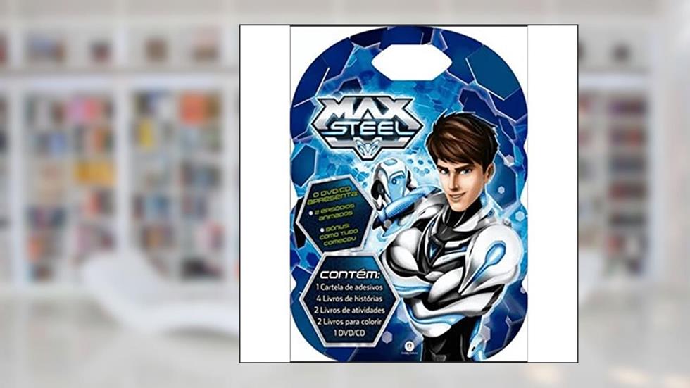 Max Steel - Maleta com 8 livros, cd e adesivos, do autor Ciranda Cultural