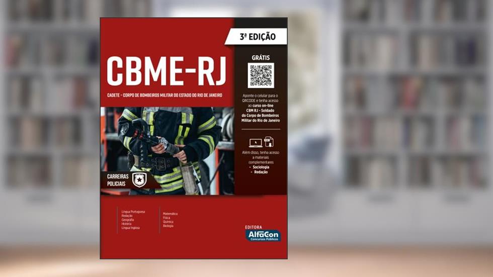 Cadete - Corpo de Bombeiros Militar do Estado do Rio de Janeiro - CBME-RJ, do autor Equipe AlfaCon