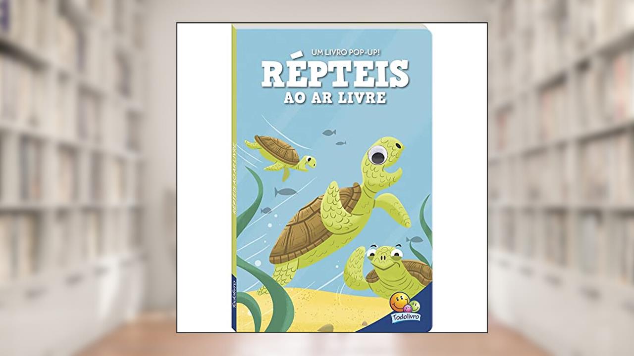 Olhinhos Espertos! Um livro pop-up: Répteis ao ar livre, do autor Inc. The Clever Factory
