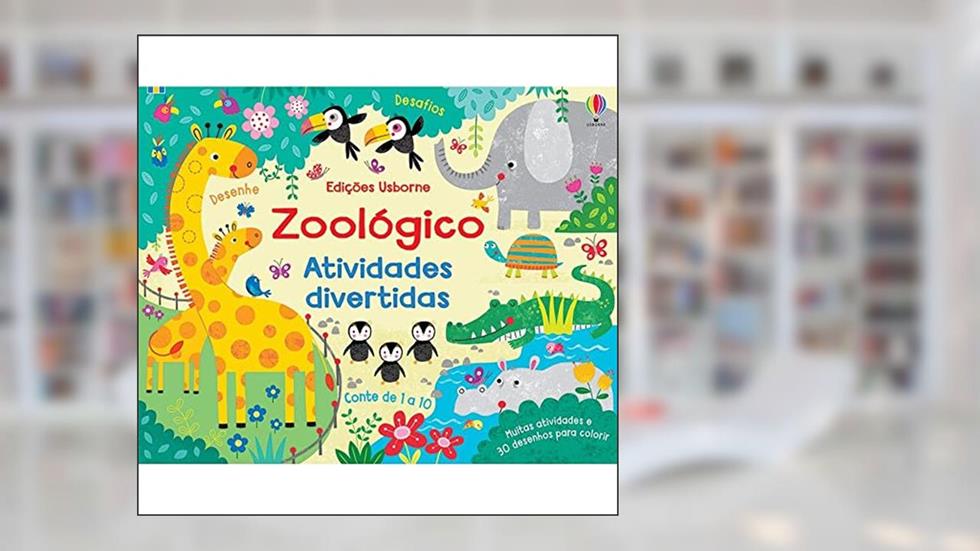 Zoológico: Atividades divertidas, do autor Kirsteen Robson