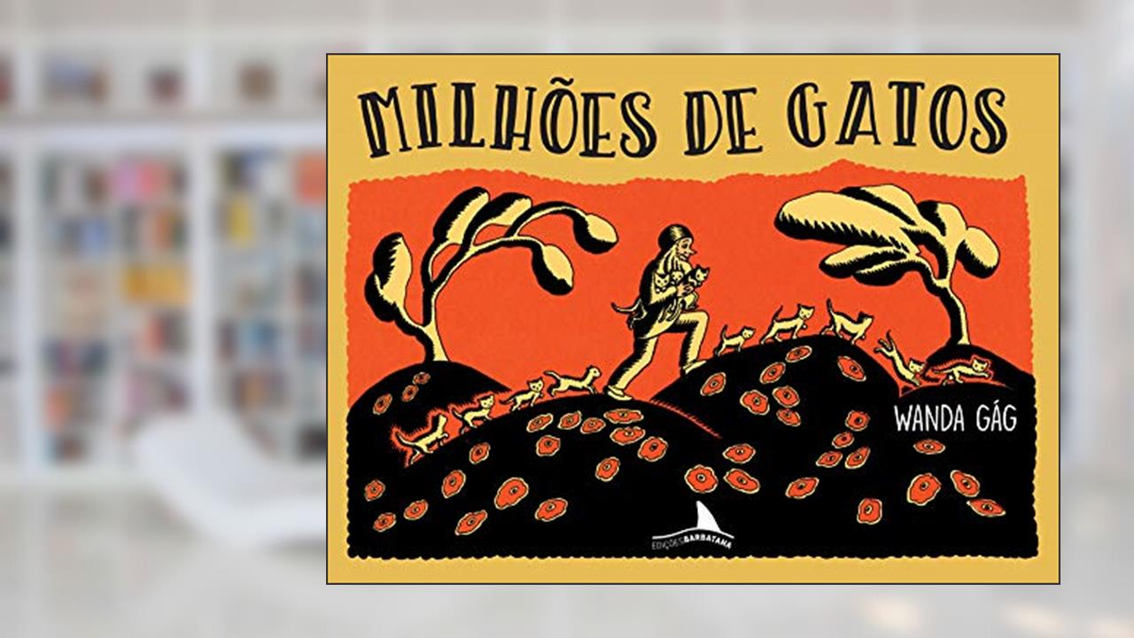 Capa de Milhões de Gatos, do autor Wanda Gág