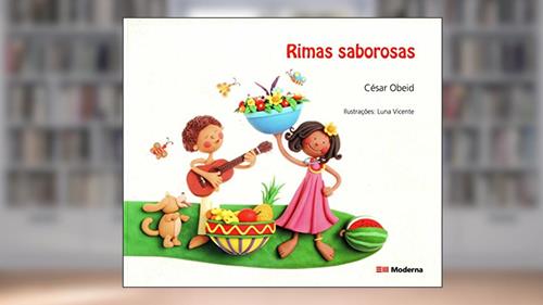 Capa de Rimas saborosas, do autor César Obeid