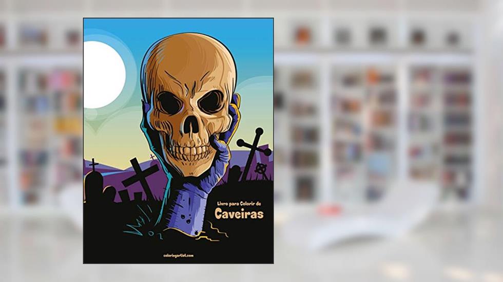 Livro para Colorir de Caveiras: 1, do autor Nick Snels