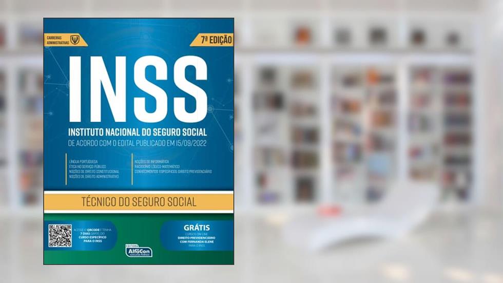Técnico do Seguro Social INSS: Edital 2022, do autor Equipe AlfaCon