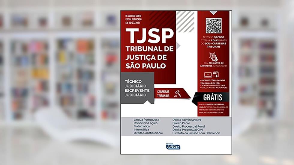 Escrevente e Técnico Judiciário - TJ SP - Tribunal de Justiça de São Paulo: EDITAL 2021, do autor Equipe AlfaCon