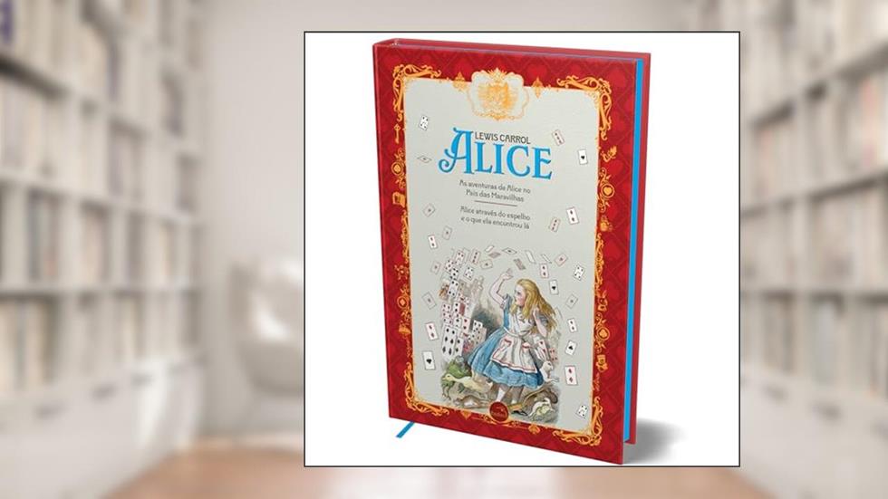 Alice no País das Maravilhas + pôster: Deluxe, do autor Lewis Carrol