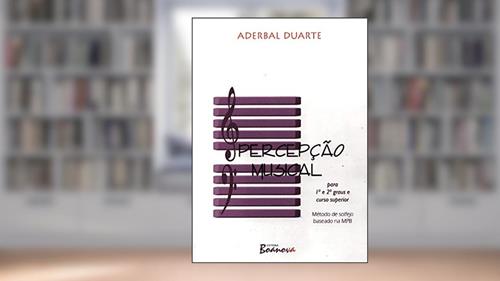Capa de Percepcao Musical - Aderbal Duarte, do autor Aderbal Duarte