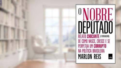 Capa de O Nobre Deputado, do autor Márlon Reis