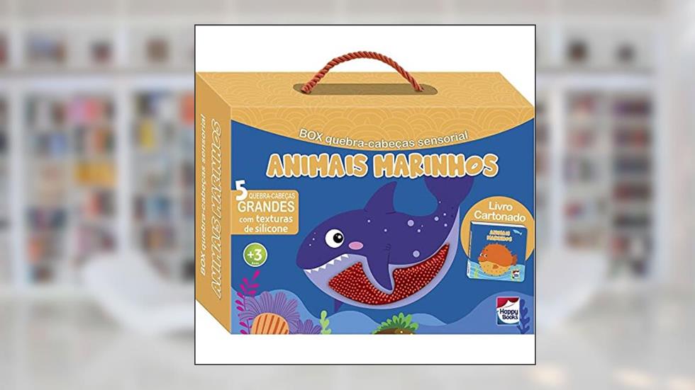 Livro+Quebra-cabeças sensoriais: Animais Marinhos, do autor Mammoth World