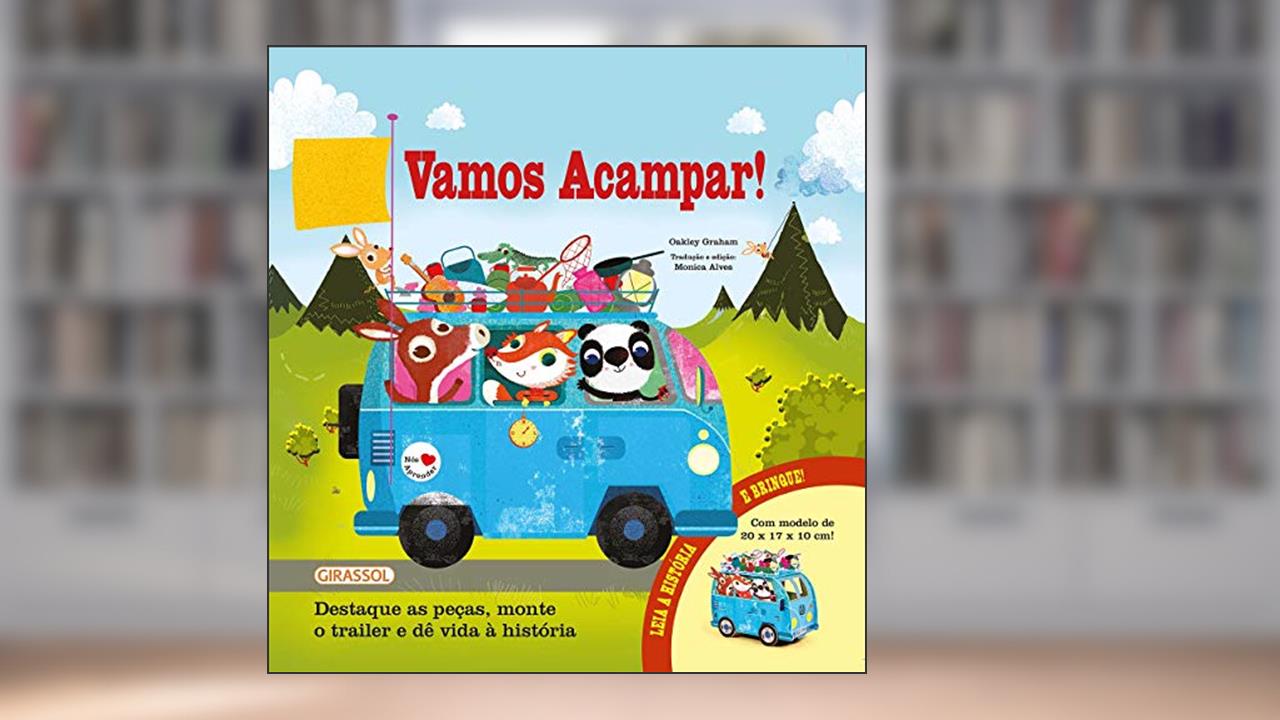 Capa de Vamos Acampar, do autor Monica Fleisher Alves