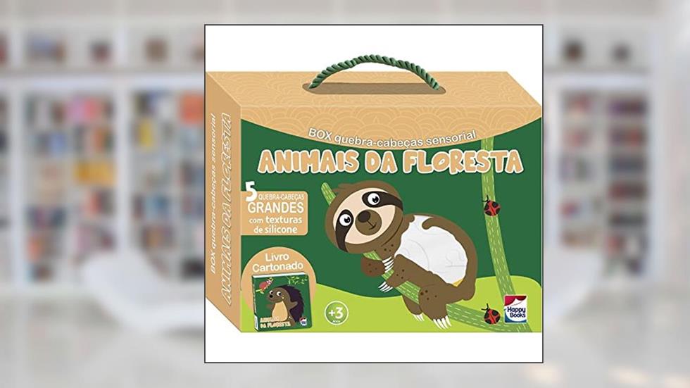 Livro+Quebra-cabeças sensoriais: Animais da Floresta, do autor Mammoth World
