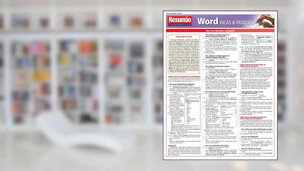 Word - Dicas & Truques, do autor John Hales