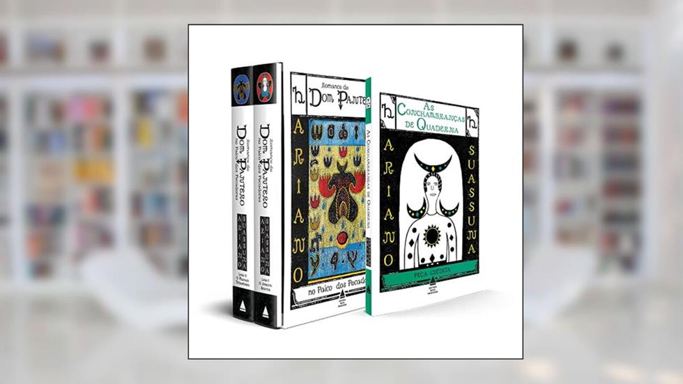 Box Romance de Dom Pantero + As Conchambranças de Quaderna, do autor Ariano Suassuna