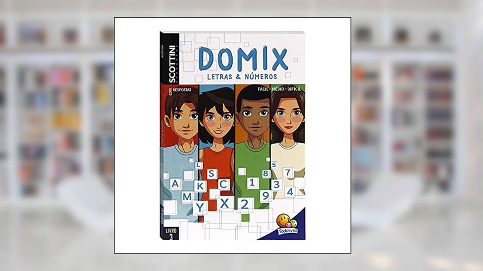 Scottini DOMIX Letras & Números (96p) N.3, do autor Book Factory Editorial