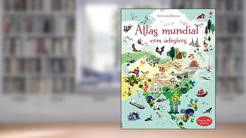 Capa de Atlas Mundial : Livro de adesivos, do autor Usborne Publishing