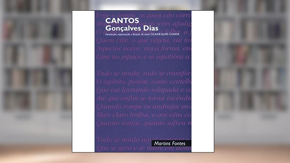 Cantos, do autor Gonçalves Dias