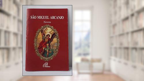 Capa de São Miguel Arcanjo - novena, do autor Francisco Augusto Carmil Catão