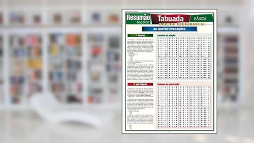 Capa de Tabuada Básica, do autor Flávio Barros Pinto