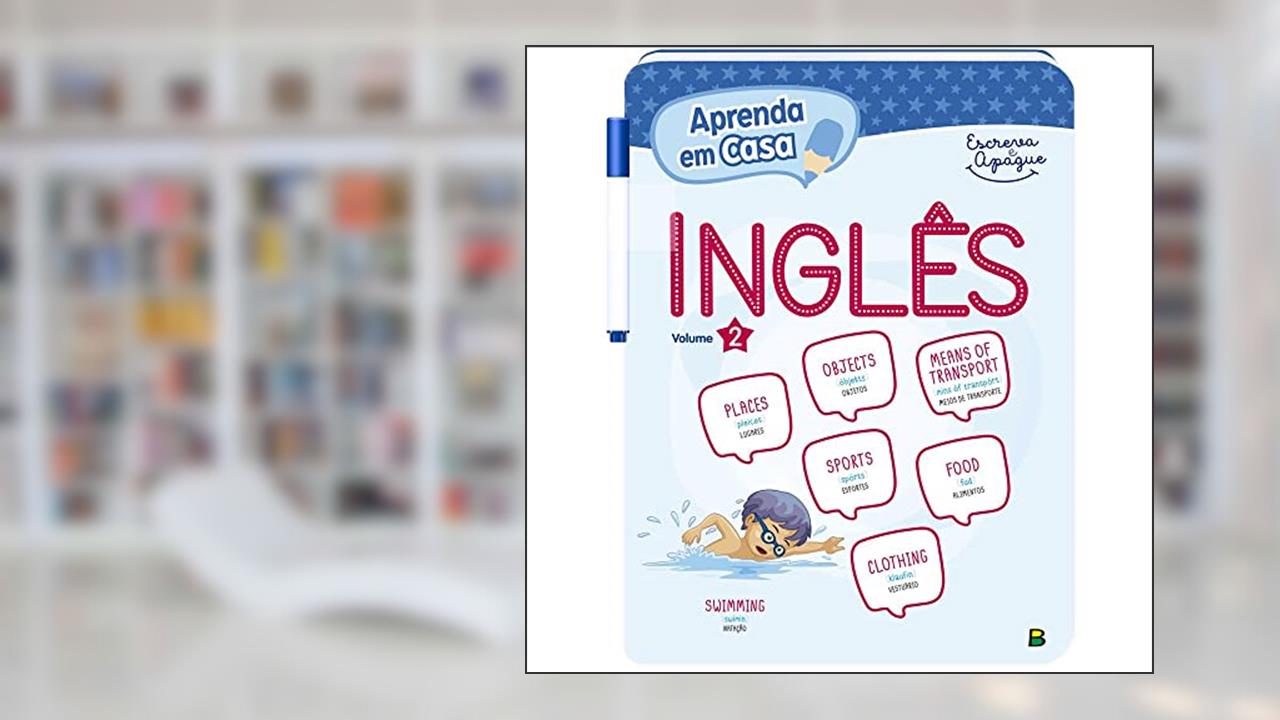 Aprenda em Casa Escreva e Apague: Inglês V2, do autor Todolivro