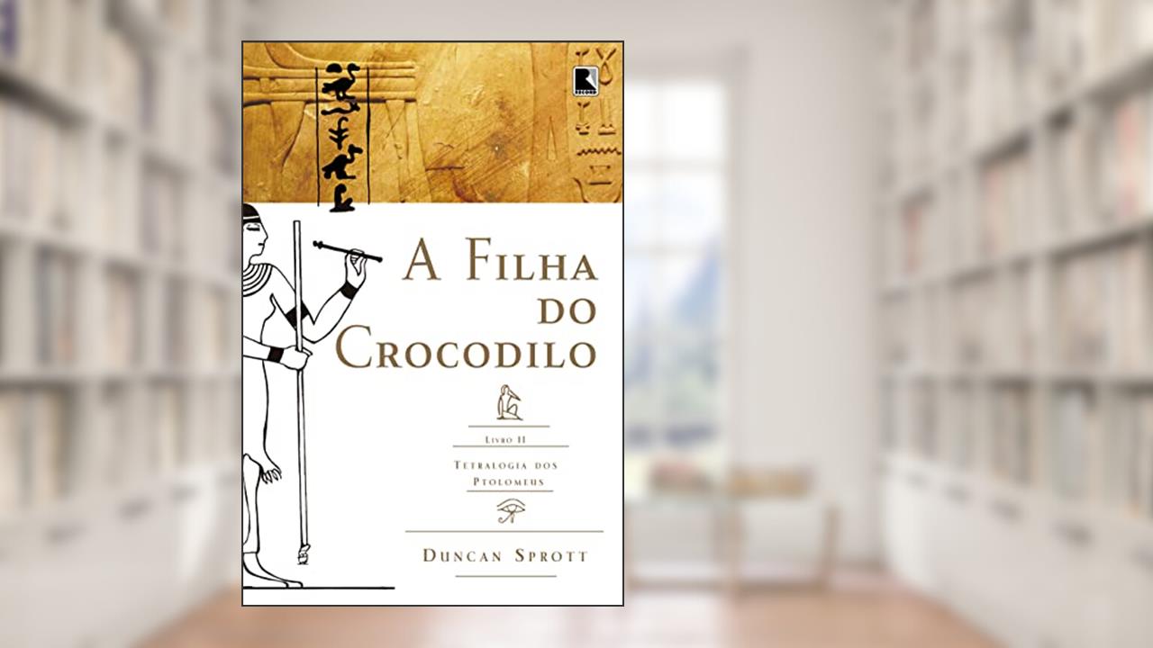 Capa de A filha do crocodilo, do autor Duncan Sprott