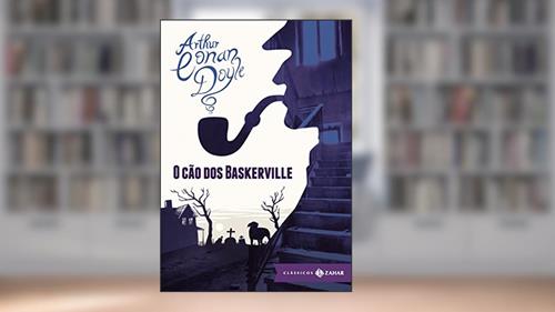 Capa de O cão dos Baskerville: edição bolso de luxo, do autor Arthur Conan Doyle