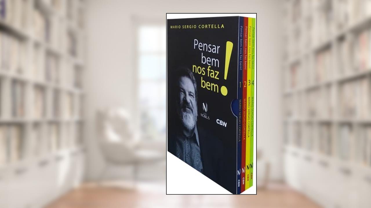 Capa de Pensar bem nos faz bem! - Caixa 4 volumes, do autor Mario Sergio Cortella